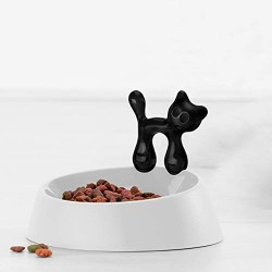 Cat Dish Miaou & Pet Food Spoon (set of 2) Koziol