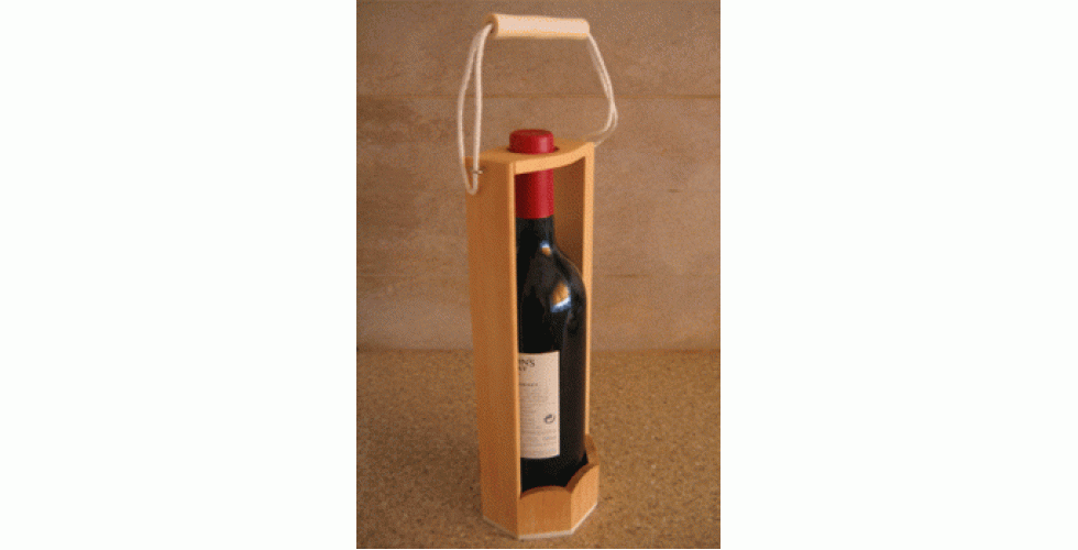 Wooden Wine Carrying Case 