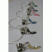 Enamel HIGH HEEL SHOE Charms Mixed Colors