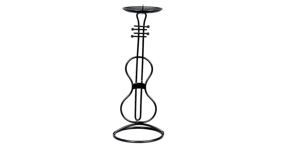 Candle Holder Violin Design 