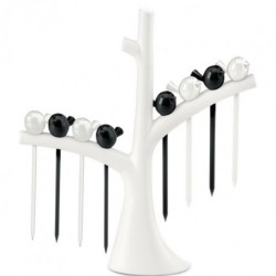 Hors D'oeurvres Forks with tree 
