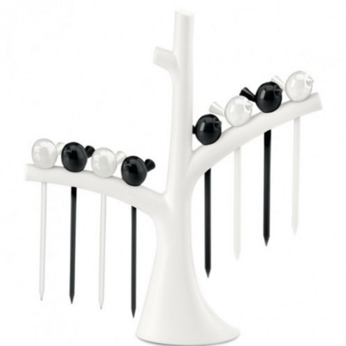Hors D'oeurvres Forks with tree 