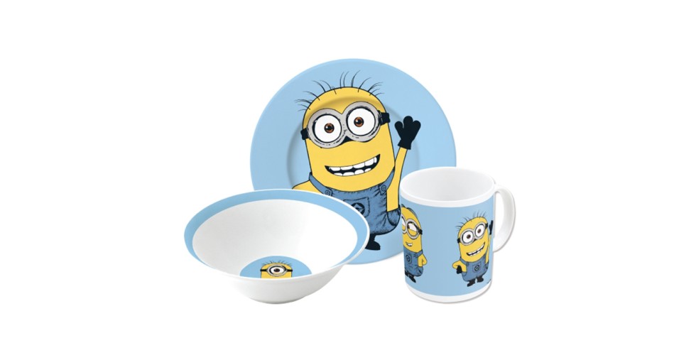 Despicable Me Snack Set Plate, Bowl & Mug