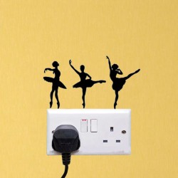 Light Switch Stickers Ballerinas (set of 3)