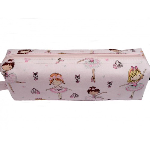 Pencil case Ballet Dancer pink/gliter