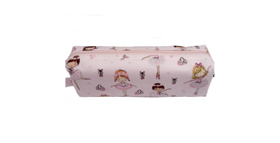 Pencil case Ballet Dancer pink/gliter