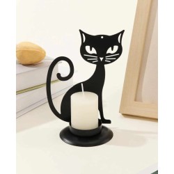 Metal candle holder CAT