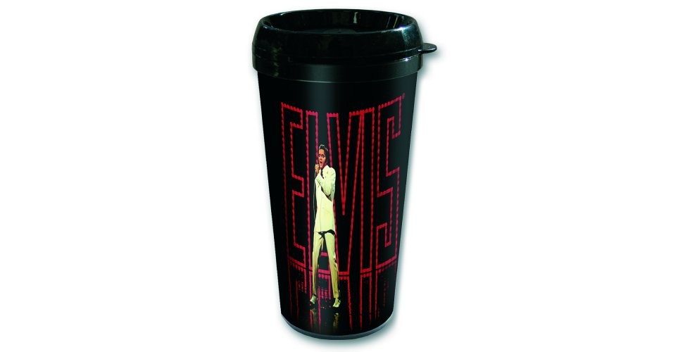 Elvis Presley Travel Mug In Lights 