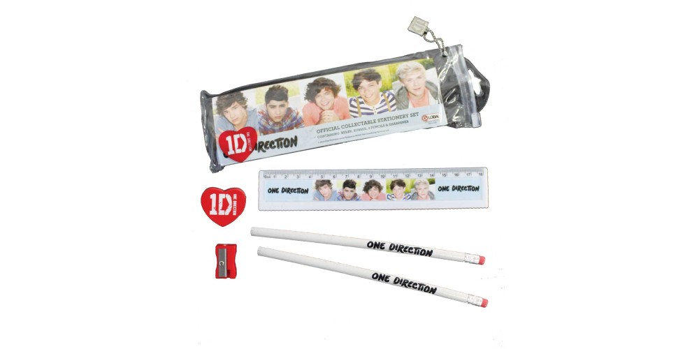 One Direction Stationery Set 5 Head Shots
