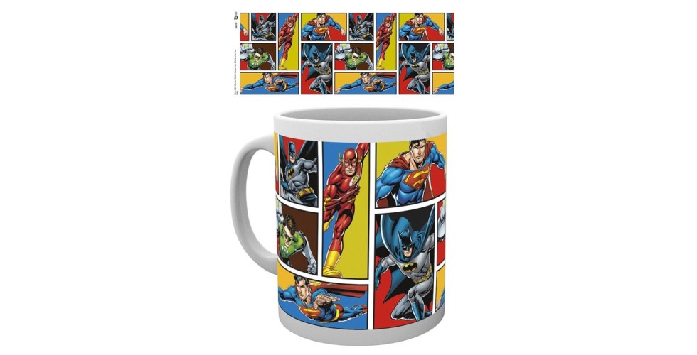 DC Comics Justice League Grid Mug