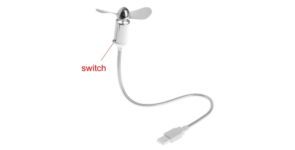 USB Cooling Fan With Switch