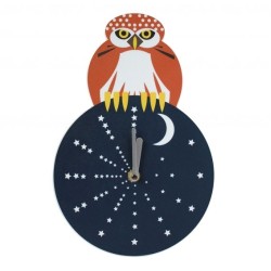 Night Owl Wall Clock by I like birds