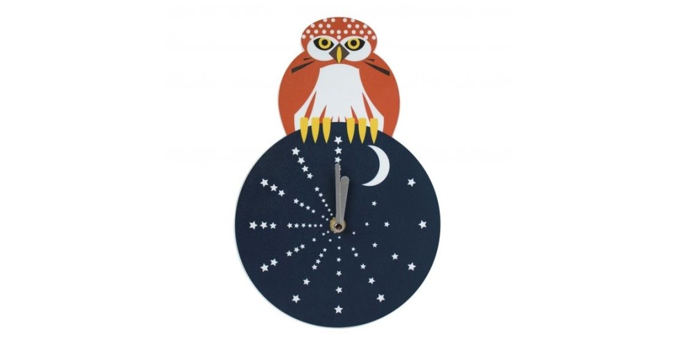 Night Owl Wall Clock by I like birds
