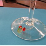 SWAROVSKI Coloured CRYSTAL Wine Glass Charms