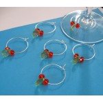 SWAROVSKI Coloured CRYSTAL Wine Glass Charms