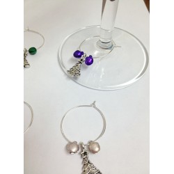 CHRISTMAS TREE Wine Glass Charms