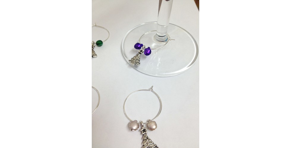 CHRISTMAS TREE Wine Glass Charms