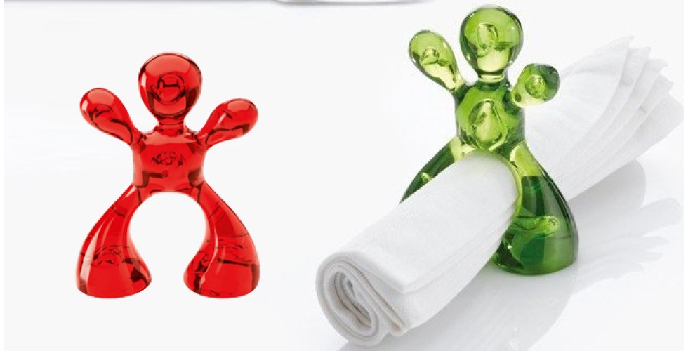 LITTLE JOE Napkin Ring Koziol (set of 4)