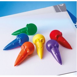 Mouse shaped wax crayons