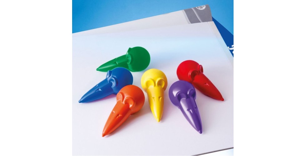 Mouse shaped wax crayons