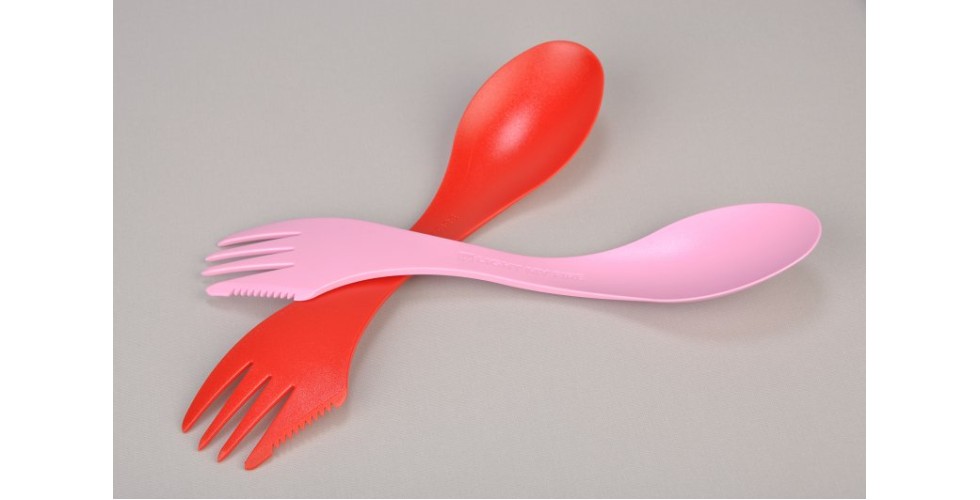Spork Lefty RP - Knife, fork & spoon in one (pack of 2)