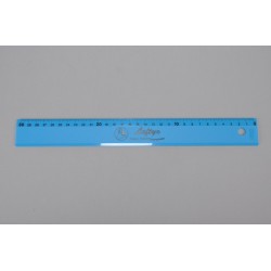 Left handed Flexi Ruler 30cm, blue