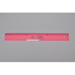 Left handed Flexi Ruler 30cm, pink