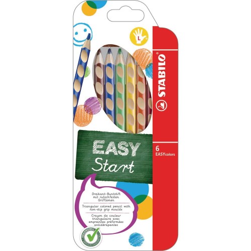 STABILO EASYcolors ergonomic coloured pencil left handed 