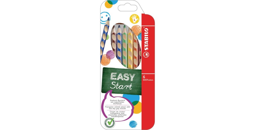 STABILO EASYcolors ergonomic coloured pencil left handed 
