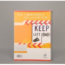 A4 Maths spiral exercise book orange