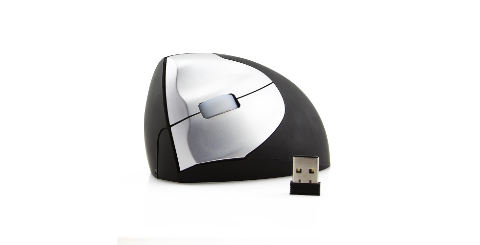 Wireless Left-hand Vertical Optical Mouse 