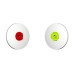 Lego Eraser Set Red & Lime Pack Of 2