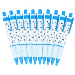 Ballpoint Pen Music Notes Blue