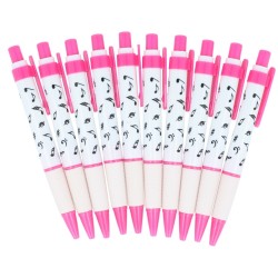 Ballpoint Pen Music Notes Pink
