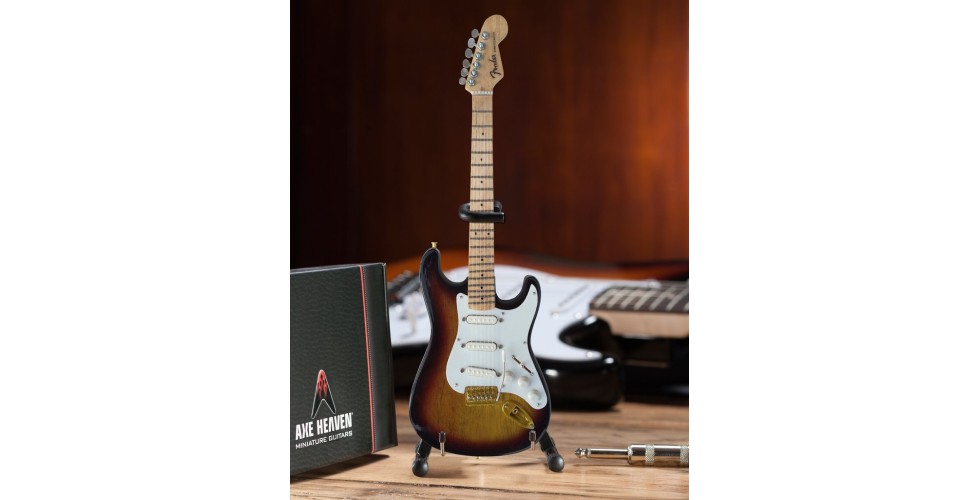 Fender™ Strat™ 60th Anniversary Sunburst Mini Guitar Replica