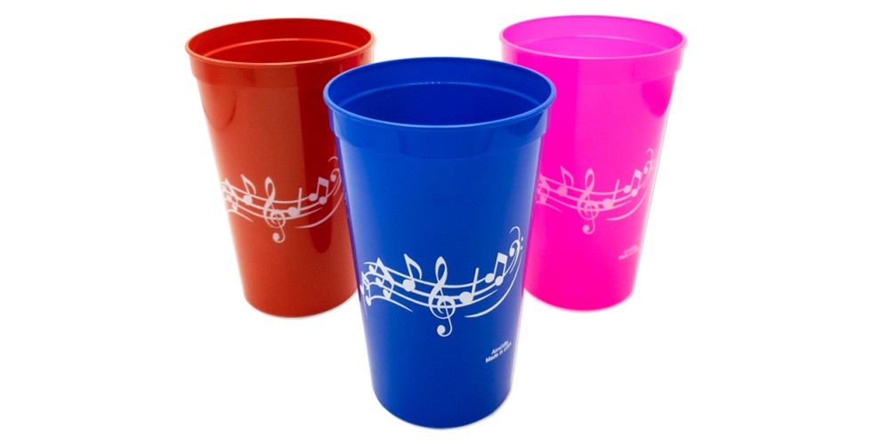 Plastic Music cup