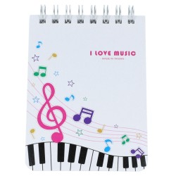 Spiral notepad colored 