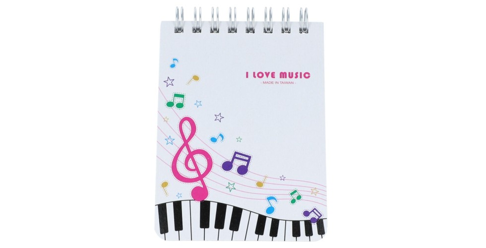 Spiral notepad colored 