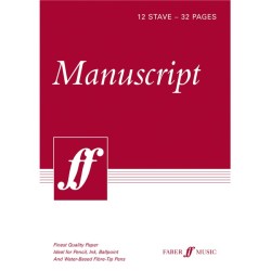 Manuscript A4 12-stave