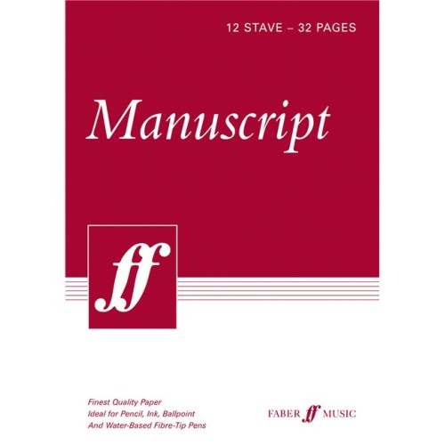 Manuscript A4 12-stave
