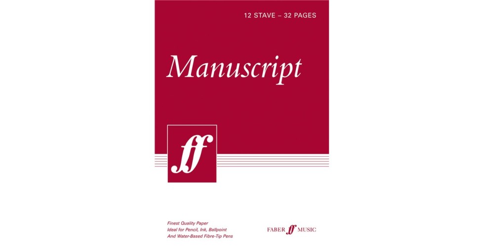 Manuscript A4 12-stave
