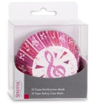 Music paper baking cases