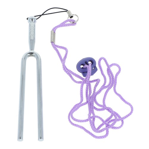 Round Tuning Fork A440hz Standard with cord