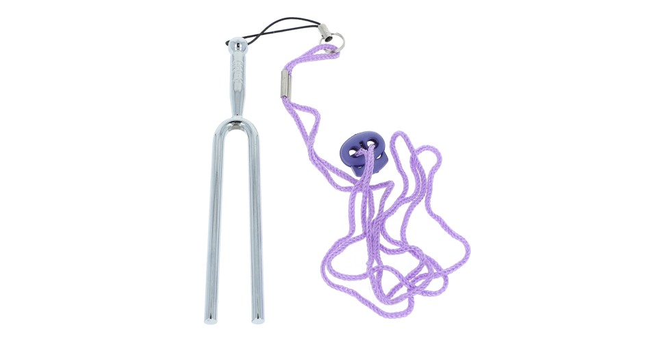 Round Tuning Fork A440hz Standard with cord