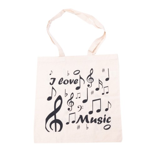 Cotton bag I love music
