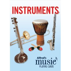 Music Playing Cards Instruments