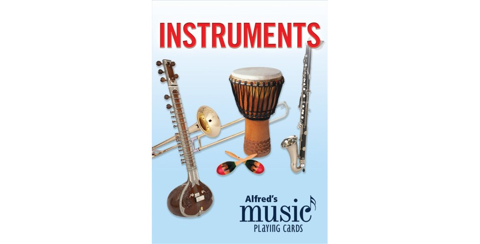 Music Playing Cards Instruments