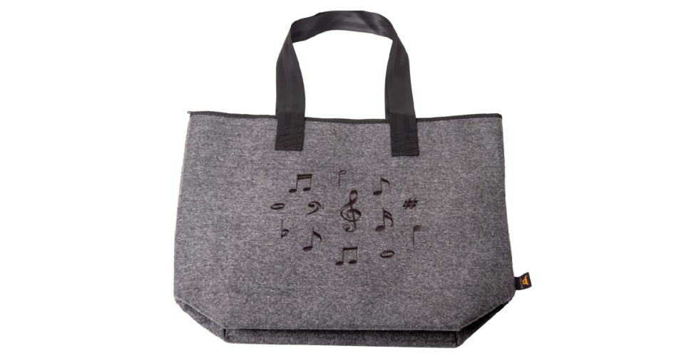Elegant Felt bag Music Notes 