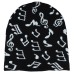 Beanie hat with G-Clef & Music Notes