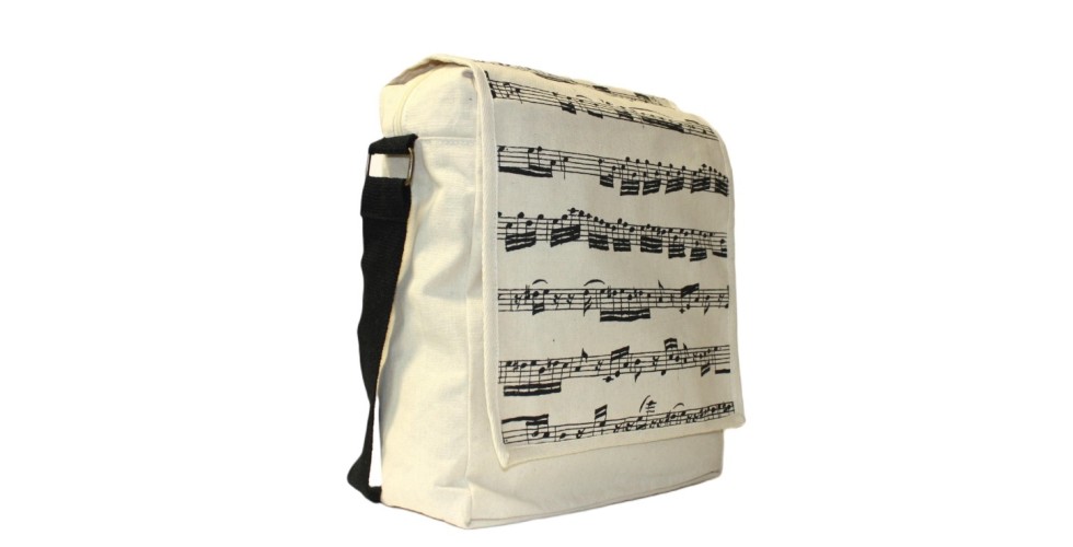 Shoulder bag with staves